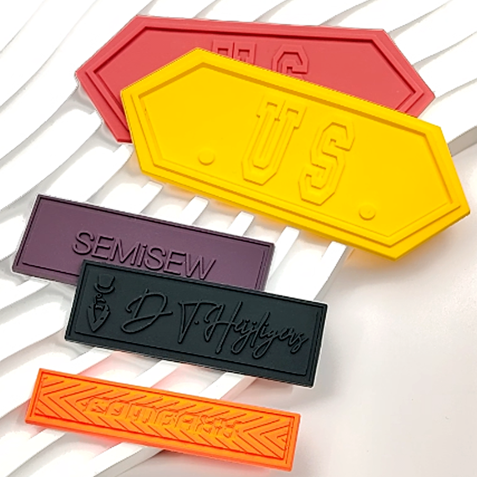 Sewing Label - Recycled Custom PVC Patch Silicone Patches