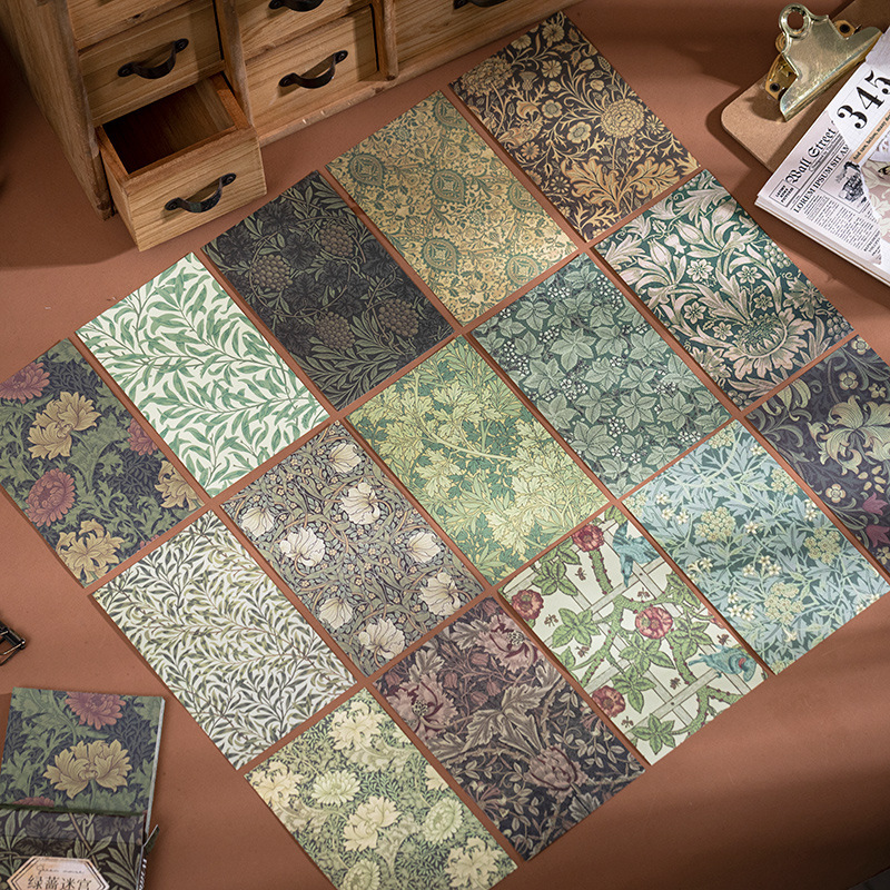 Pattern Tissue Paper - 60pcs/boxed Vintage Literature and Art hand