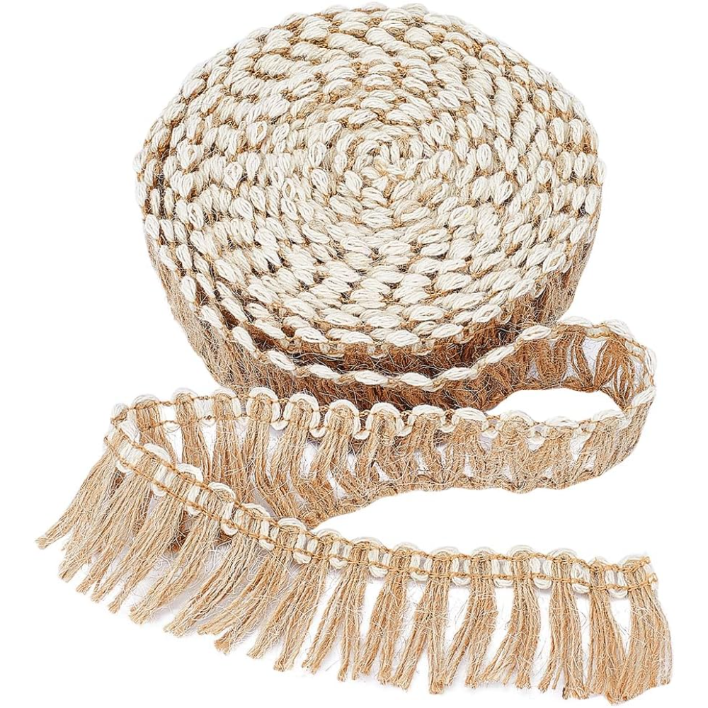 5 Meters Burlap Fringe Tassel  - Sewing Kit avis et prix