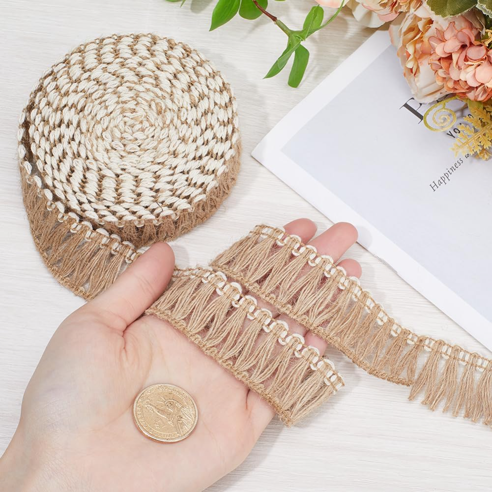 5 Meters Burlap Fringe Tassel  - Sewing Kit avis et prix