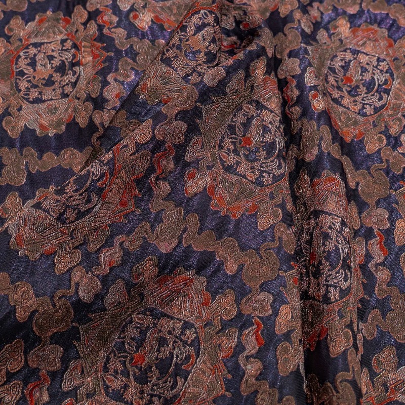 Purple Red Rayon Floral Jacqua - Sewing Vest avis et prix