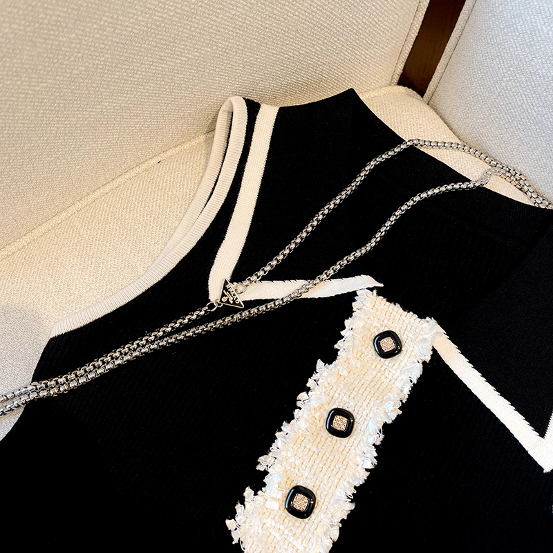 Slim Fit Knitted Vest Women's  - Sewing Vest avis et prix