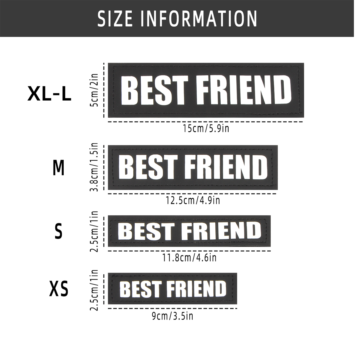 Custom Dog ID Tags For Harness - Sewing Label avis et prix