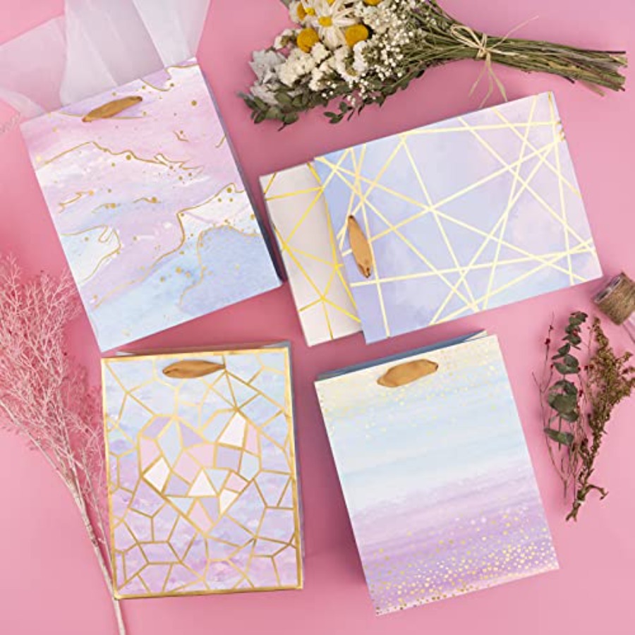 Medium Size Gift Bags-Colorful - Pattern Tissue Paper avis et prix