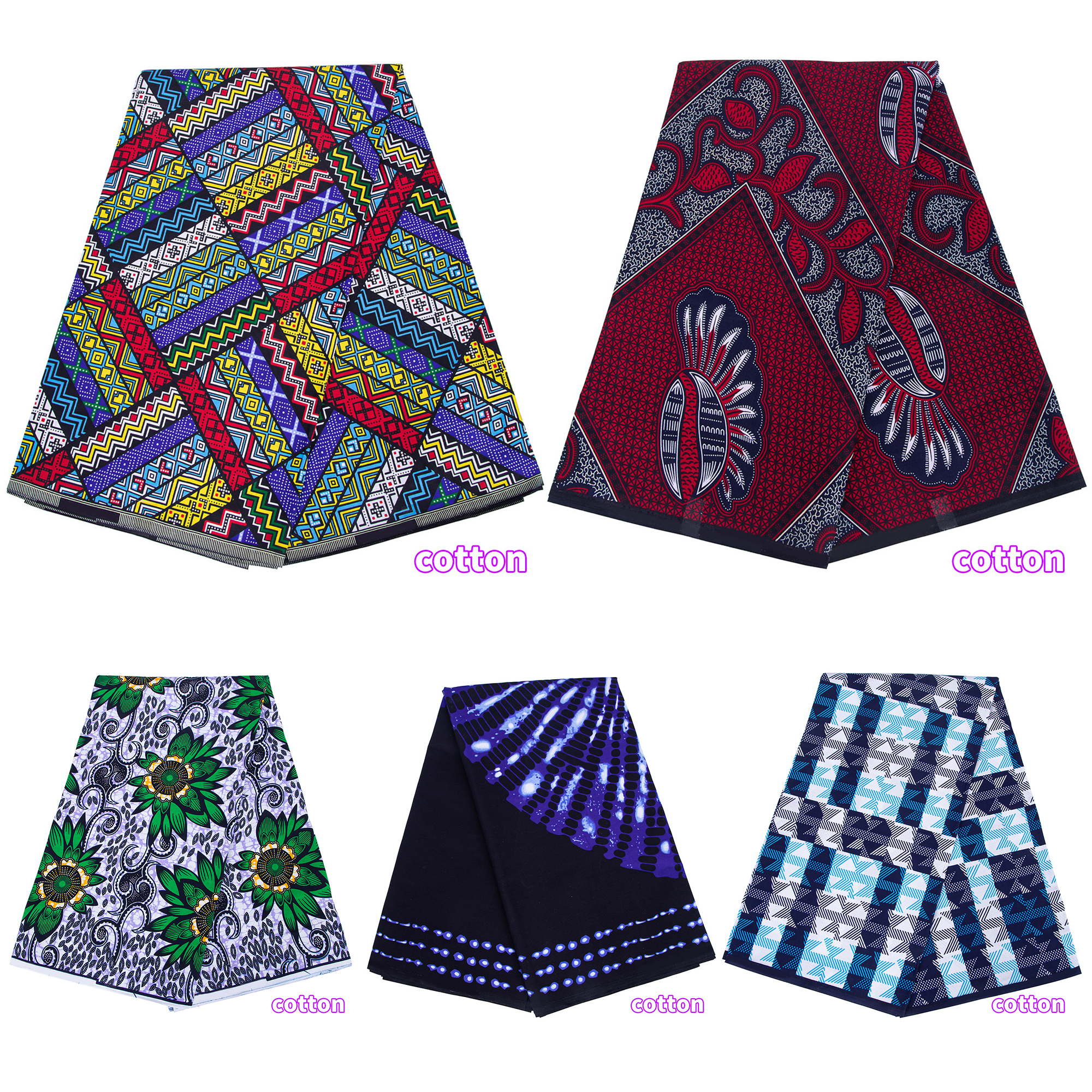 African Fabric Cotton Kente Cl - Sewing Batik avis et prix