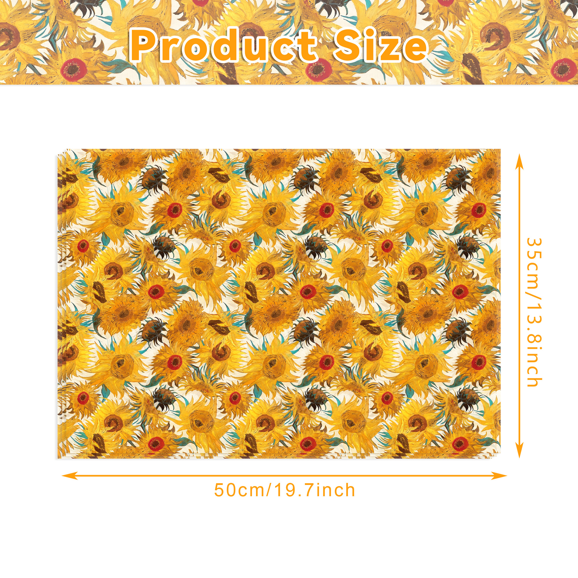 15/35pcs Sunflower Tissue Pape - Pattern Tissue Paper avis et prix