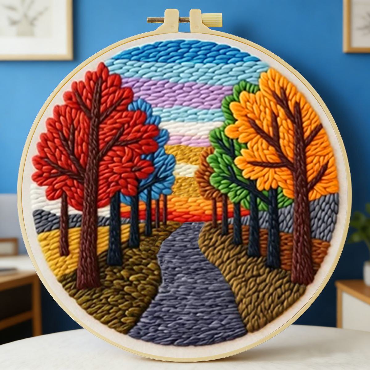 20X20CM/7.87inch Scenery punch - Sewing Textile Art avis et prix
