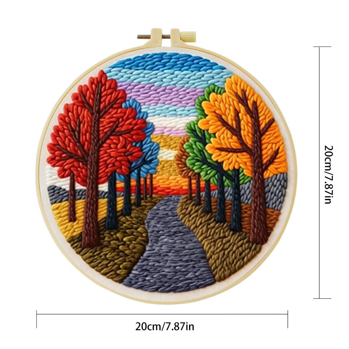 20X20CM/7.87inch Scenery punch - Sewing Textile Art avis et prix