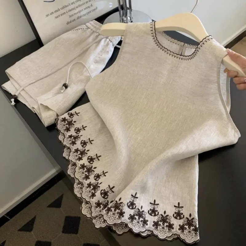 Simple Old Money Style Cotton  - Sewing Vest avis et prix