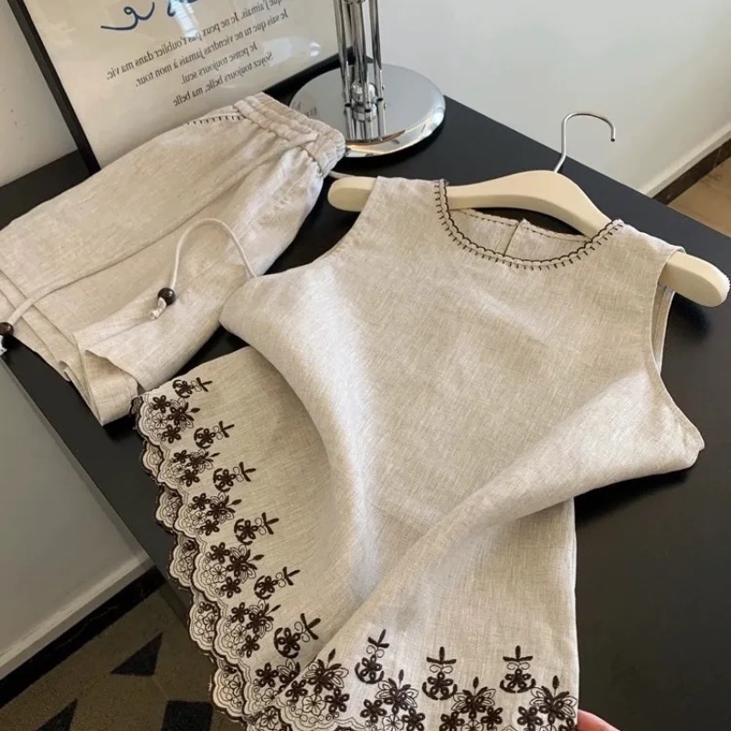 Simple Old Money Style Cotton  - Sewing Vest avis et prix