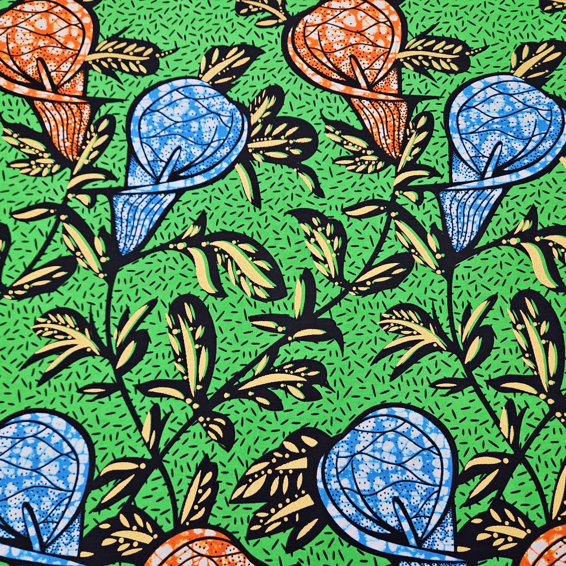 46Inch Wide 6Yards Long Cotton - Sewing Batik avis et prix