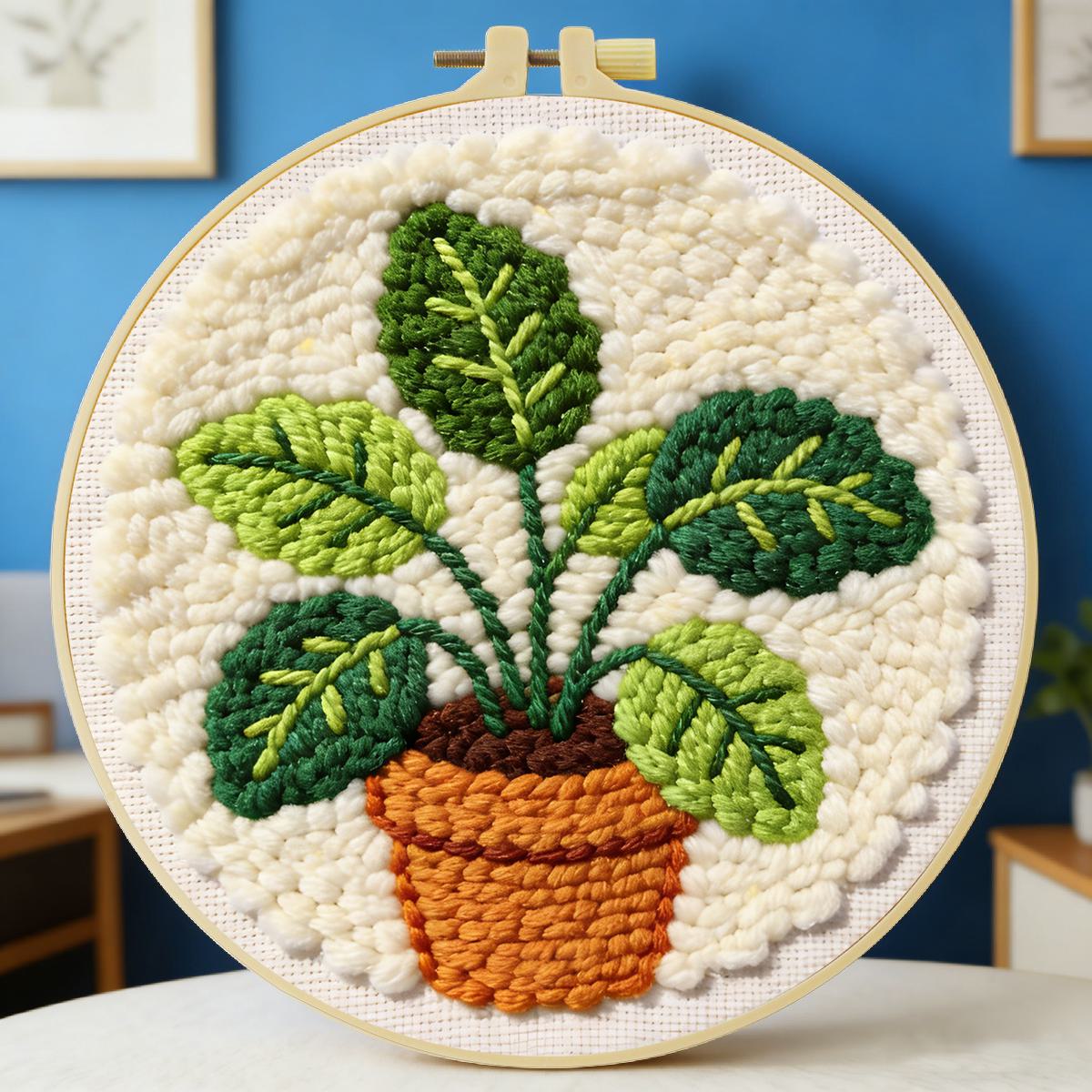 20X20CM/7.87inch Leaves Punch  - Sewing Textile Art avis et prix