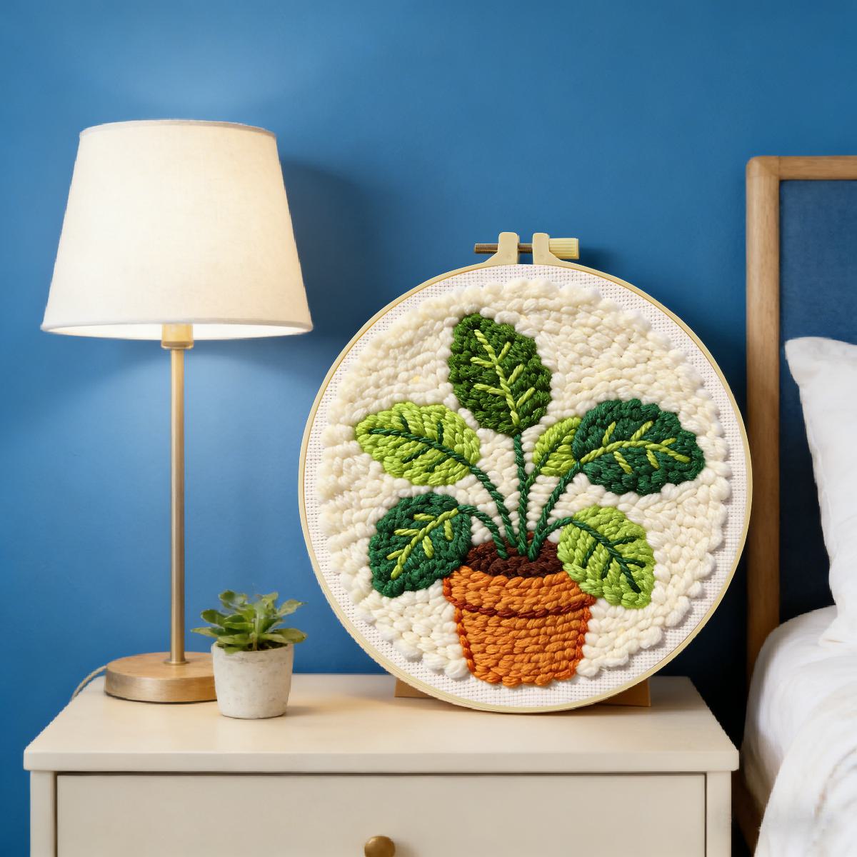 20X20CM/7.87inch Leaves Punch  - Sewing Textile Art avis et prix