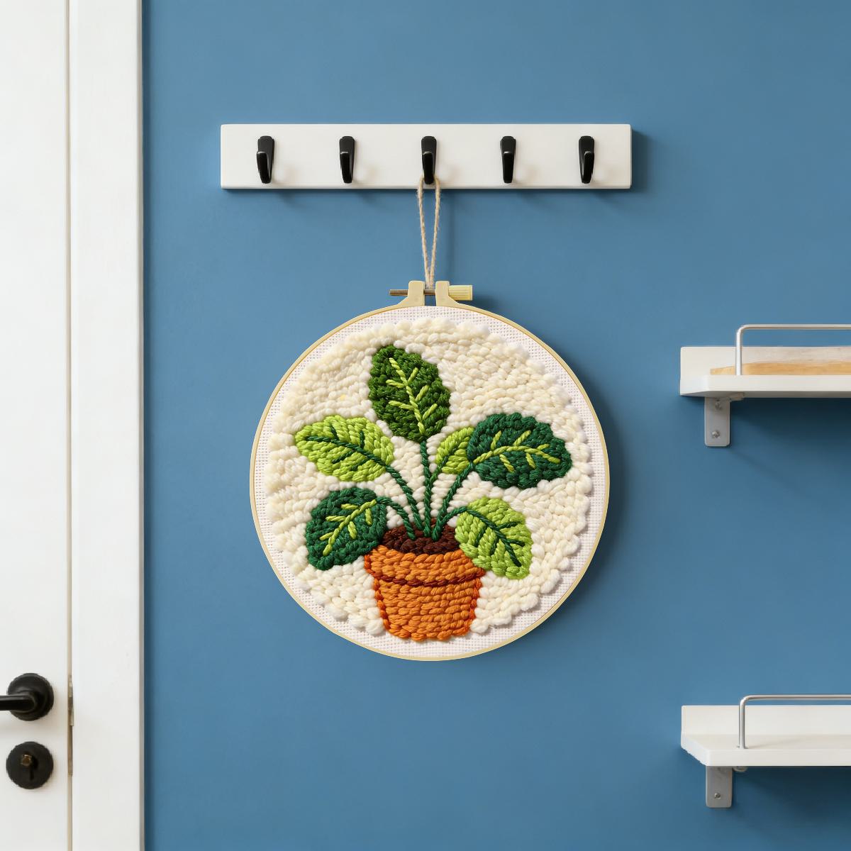 20X20CM/7.87inch Leaves Punch  - Sewing Textile Art avis et prix
