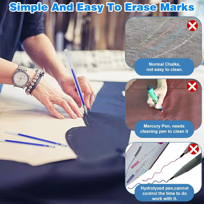 103Pcs / Set Heat Erasable Ref - Fabric Marking Pen avis et prix