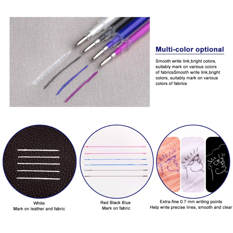 103Pcs / Set Heat Erasable Ref - Fabric Marking Pen avis et prix