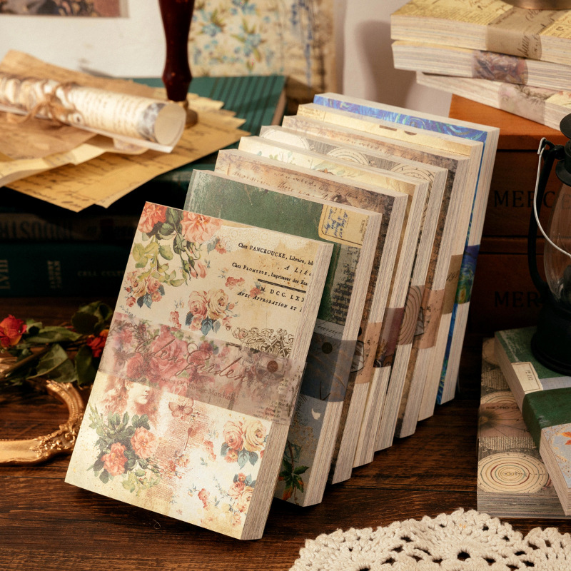 100 Sheets Vintage INS Floral  - Pattern Tissue Paper avis et prix