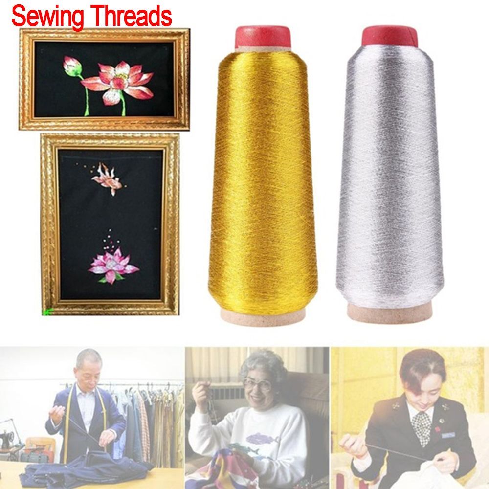 Gold/Silver Embroidery Threads - Sewing Thread In Textile avis et prix