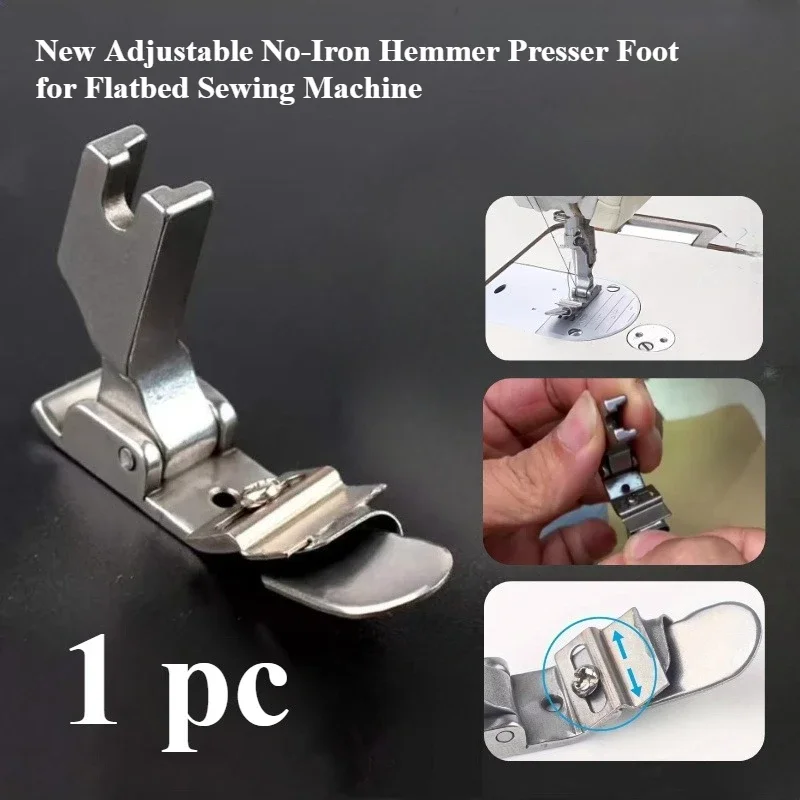 Adjustable No-Iron Hemmer Foot - Textile Sewing Machines avis et prix