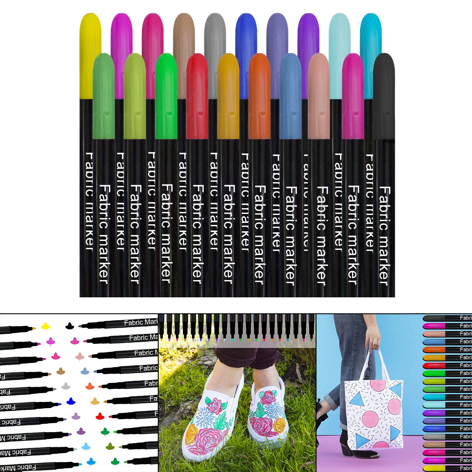 Colorful Fabric Markers Pens P - Sewing Textile Art avis et prix