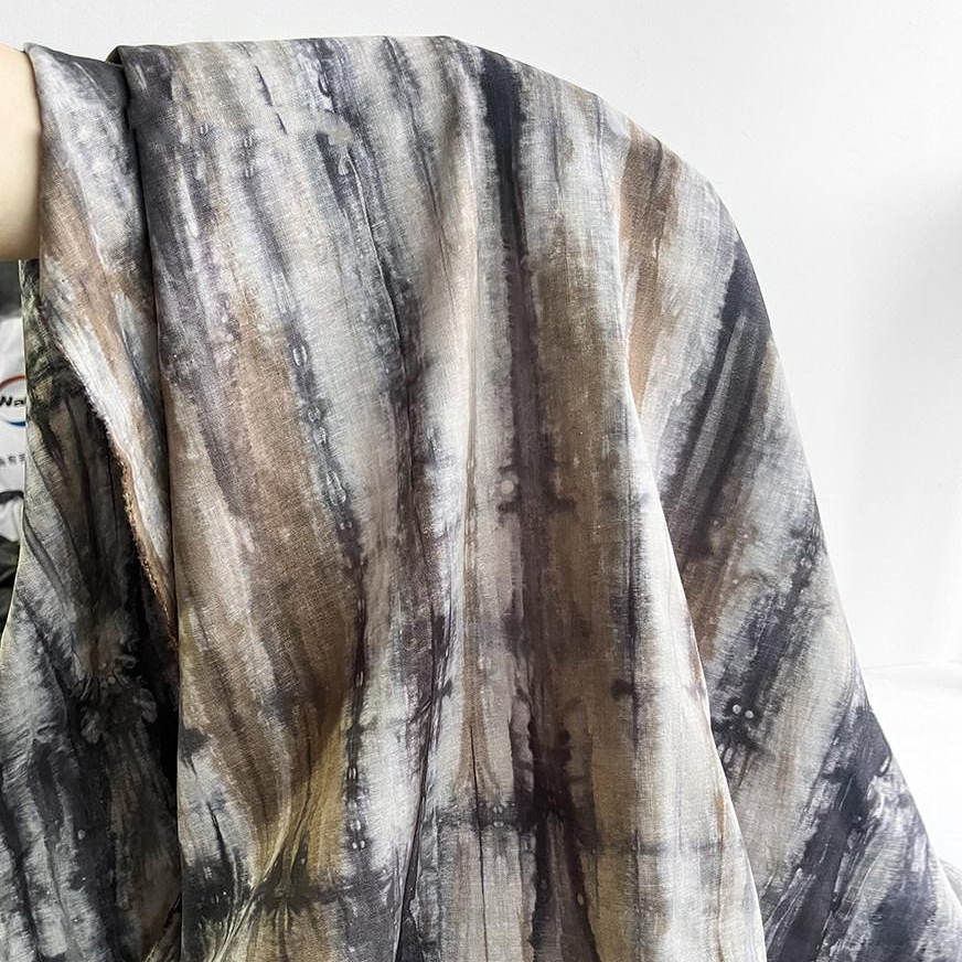 Purple Brown Ethnic Tie Dye Po - Sewing Batik avis et prix