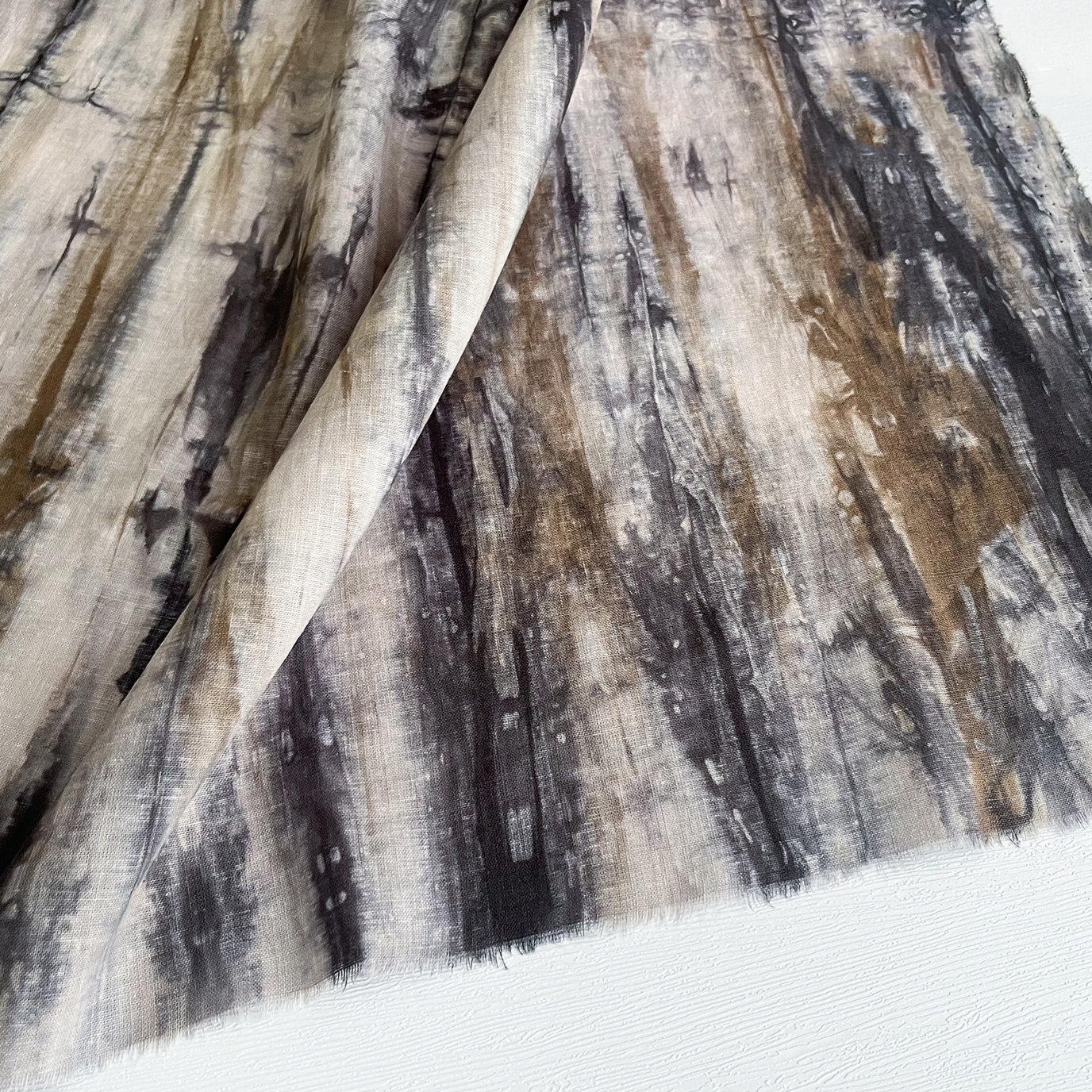 Purple Brown Ethnic Tie Dye Po - Sewing Batik avis et prix