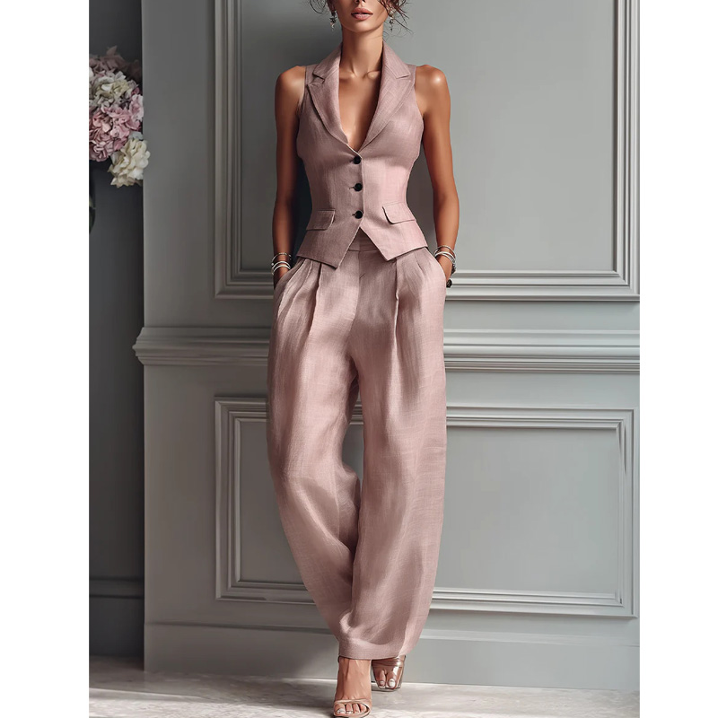 2026 Summer Women Two Piece Se - Sewing Vest avis et prix