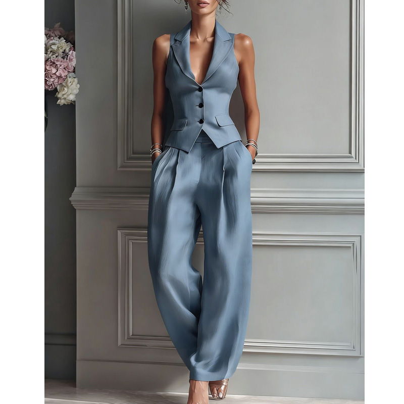 2026 Summer Women Two Piece Se - Sewing Vest avis et prix