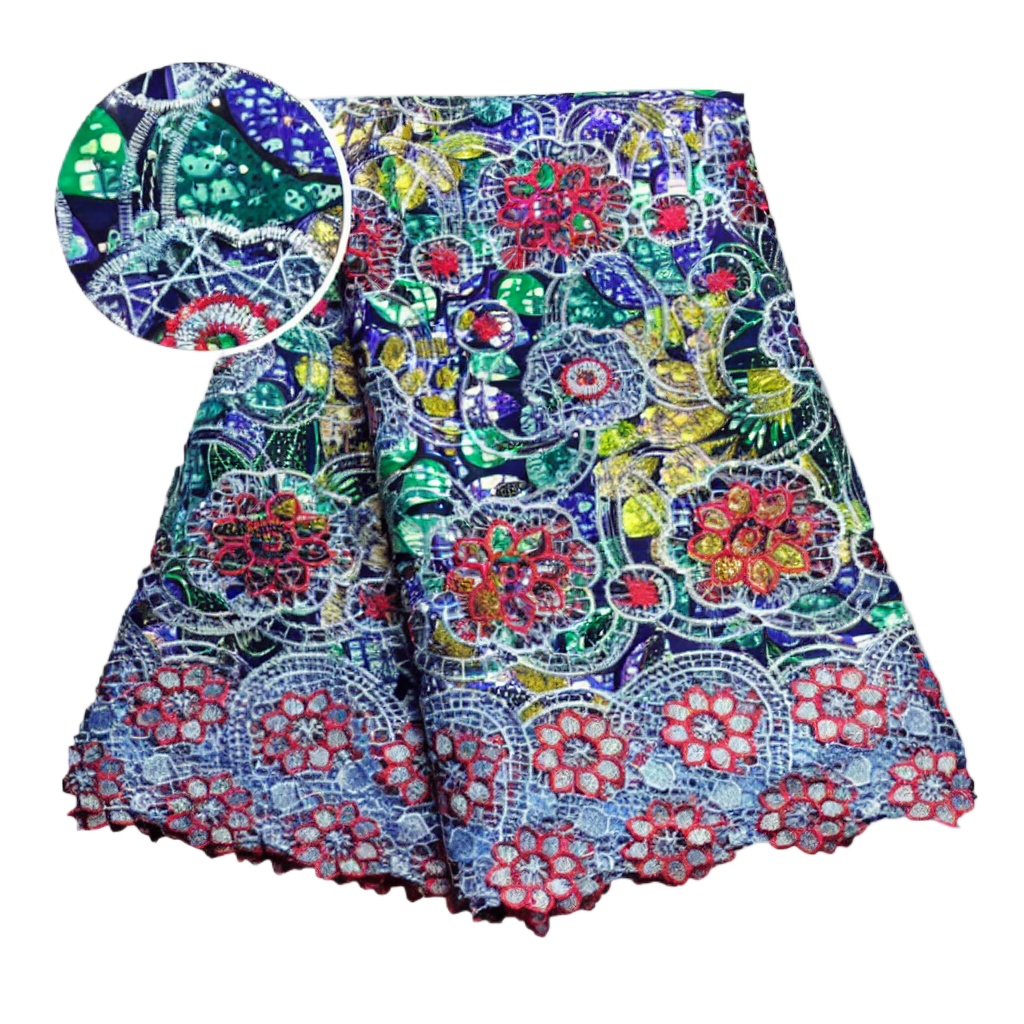 100% Cotton African Glitter Wa - Sewing Batik avis et prix