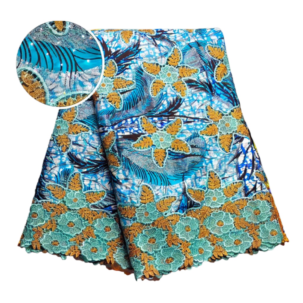 100% Cotton African Glitter Wa - Sewing Batik avis et prix
