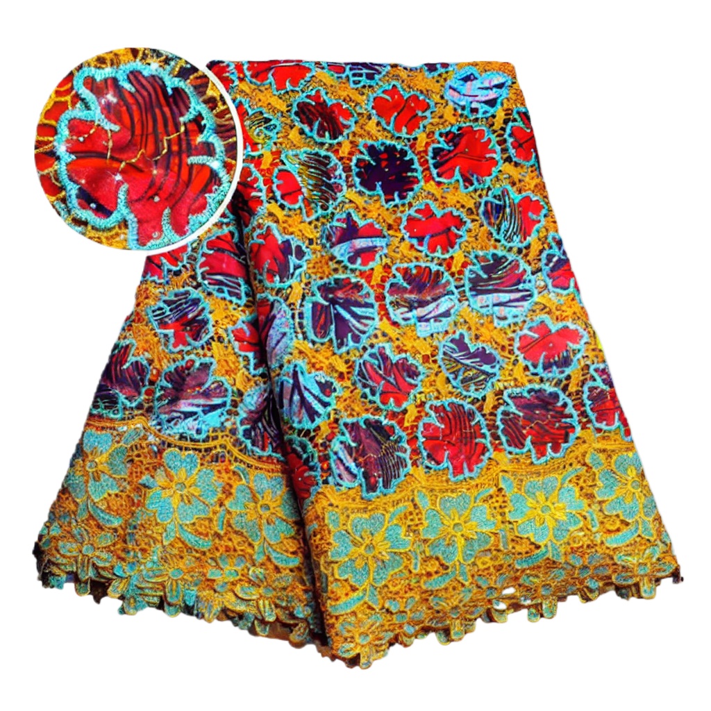 100% Cotton African Glitter Wa - Sewing Batik avis et prix