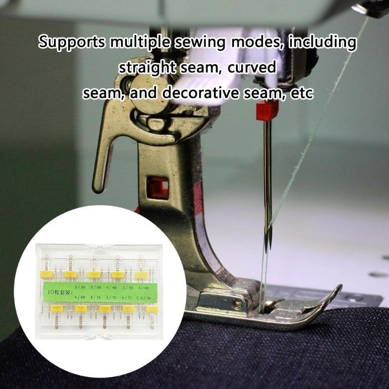 R66A 10Pcs Sewing Machine Need - Twin Needle Stretch avis et prix