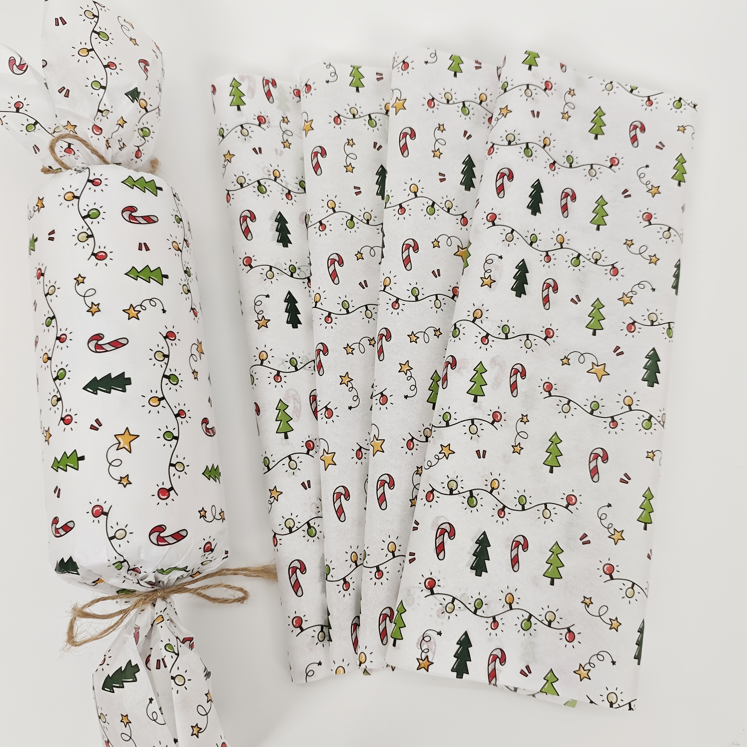10/20 Sheets of Christmas Lant - Pattern Tissue Paper avis et prix
