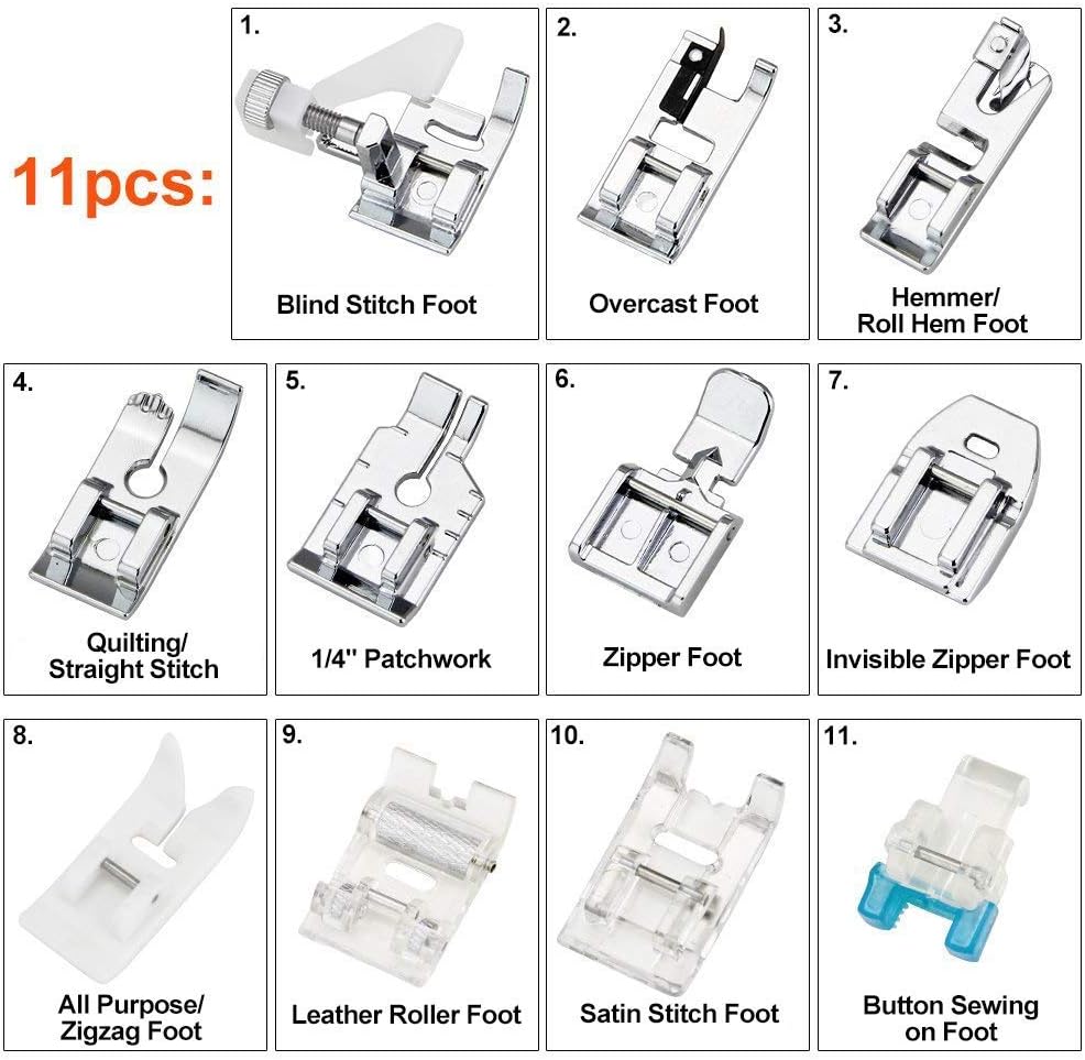 11Pcs Presser Feet Set - Walki - Sewing Kit avis et prix