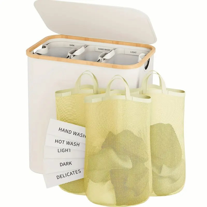 Foldable Bamboo Dirty Clothes  - Sewing Label avis et prix
