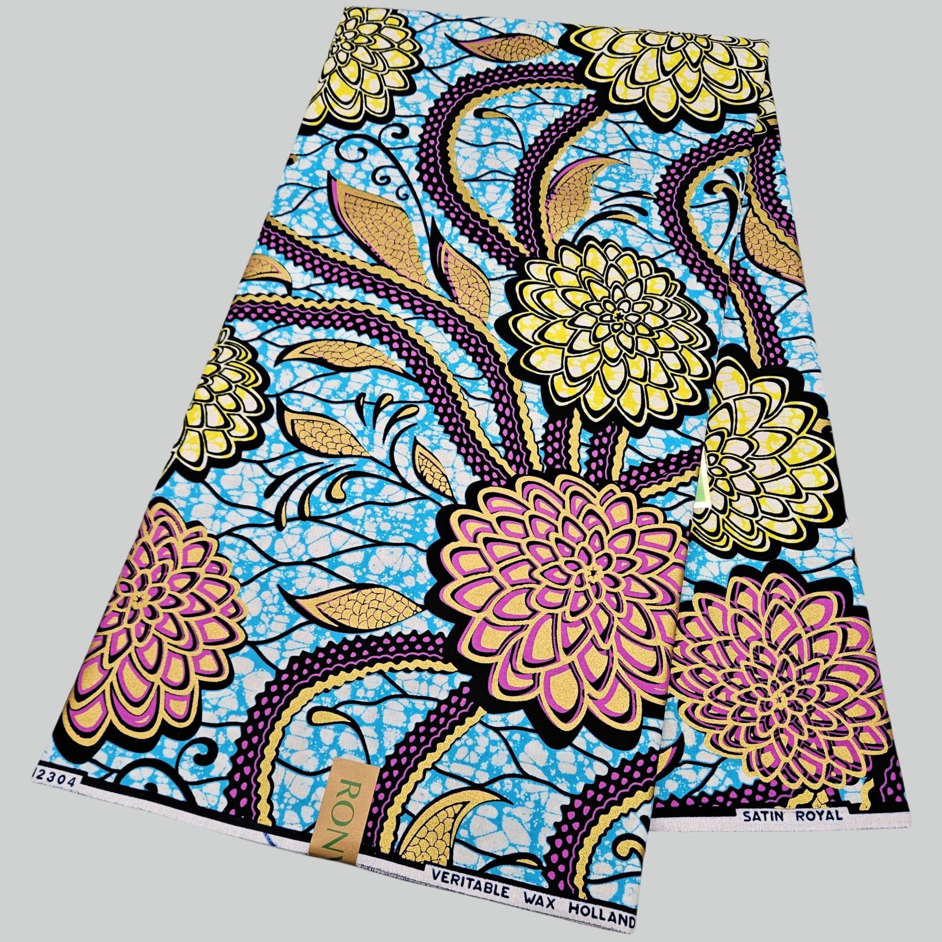 46Inch Wide 6Yards Long Floral - Sewing Batik avis et prix