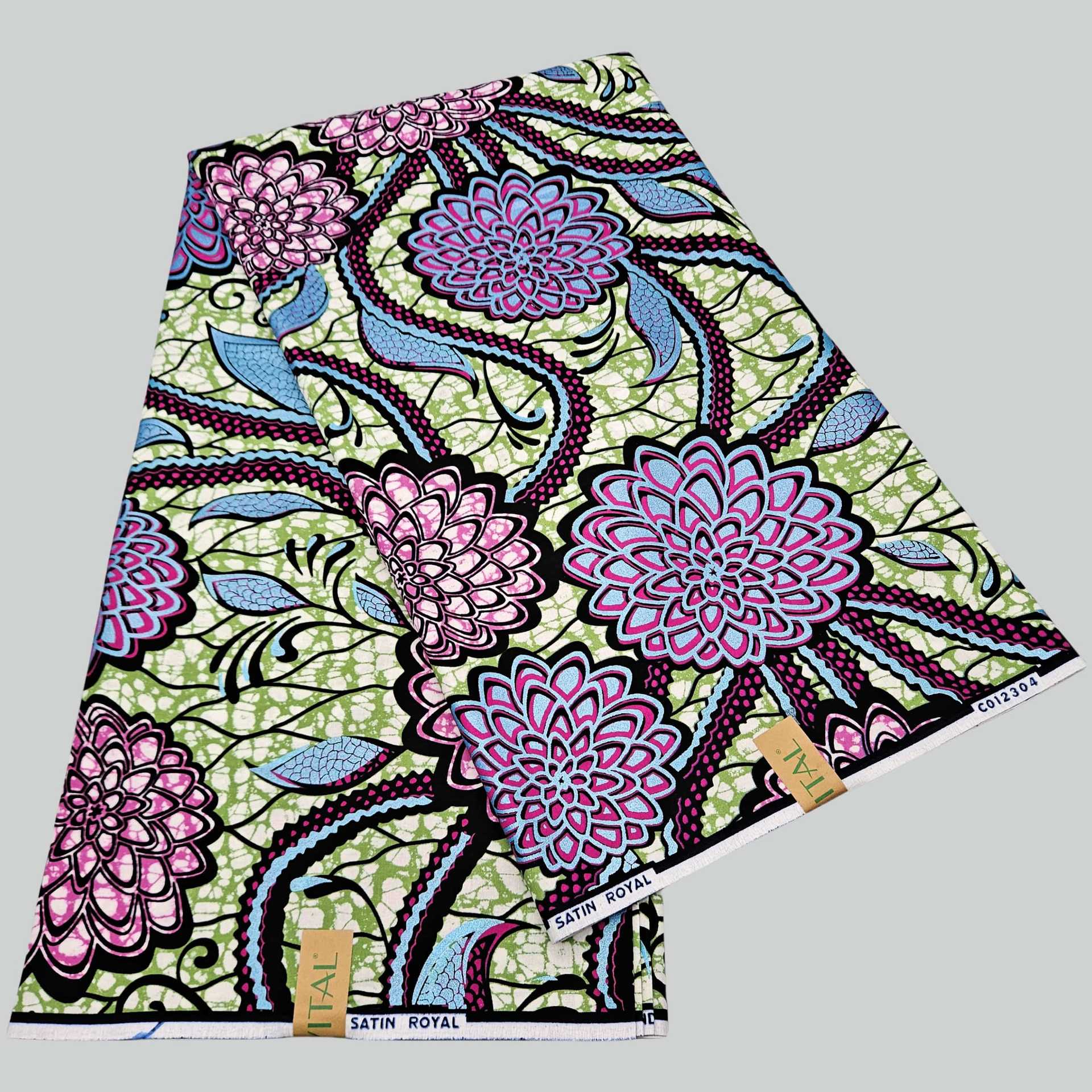 46Inch Wide 6Yards Long Floral - Sewing Batik avis et prix