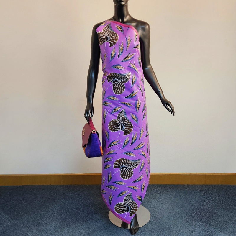 46Inch * 6Yards Purple African - Sewing Batik avis et prix
