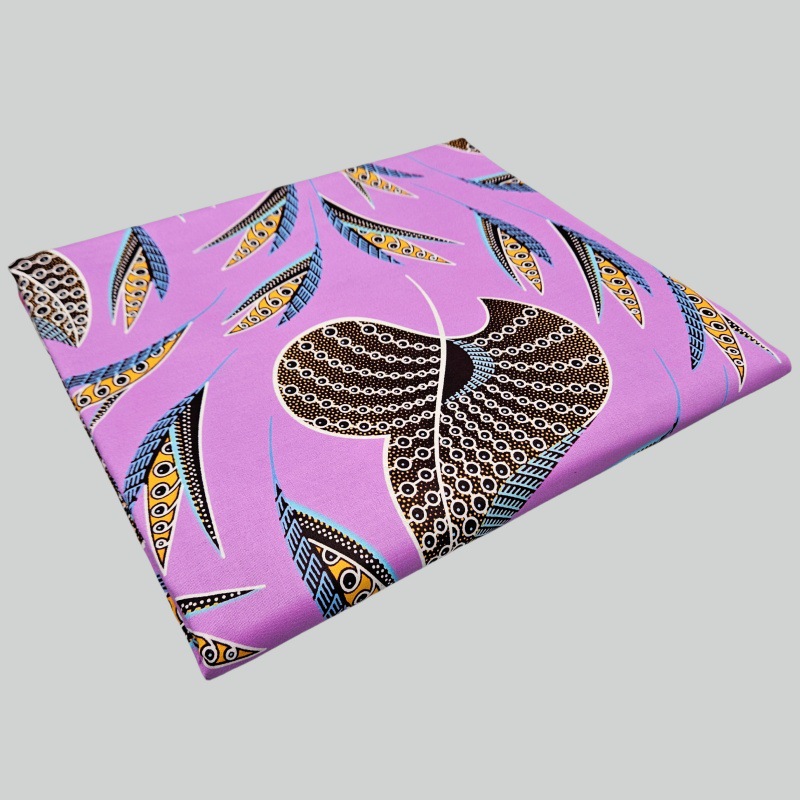 46Inch * 6Yards Purple African - Sewing Batik avis et prix