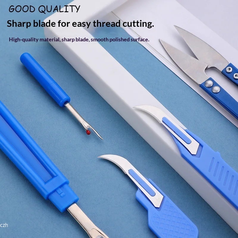2026 new 5Pcs Blue Sewing Ripp - Sewing Kit avis et prix