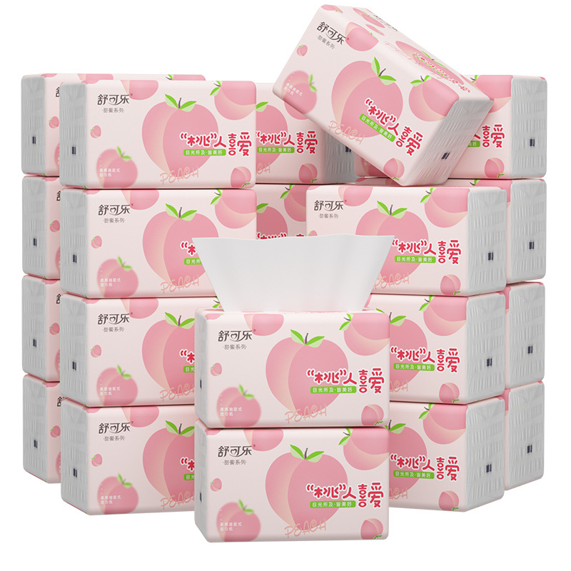 Cute Peach Pattern Facial Tiss - Pattern Tissue Paper avis et prix