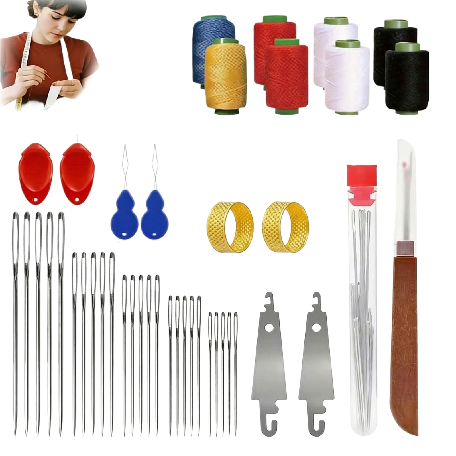 43pcs Big Eye Sewing Needle Ki - Sewing Kit avis et prix