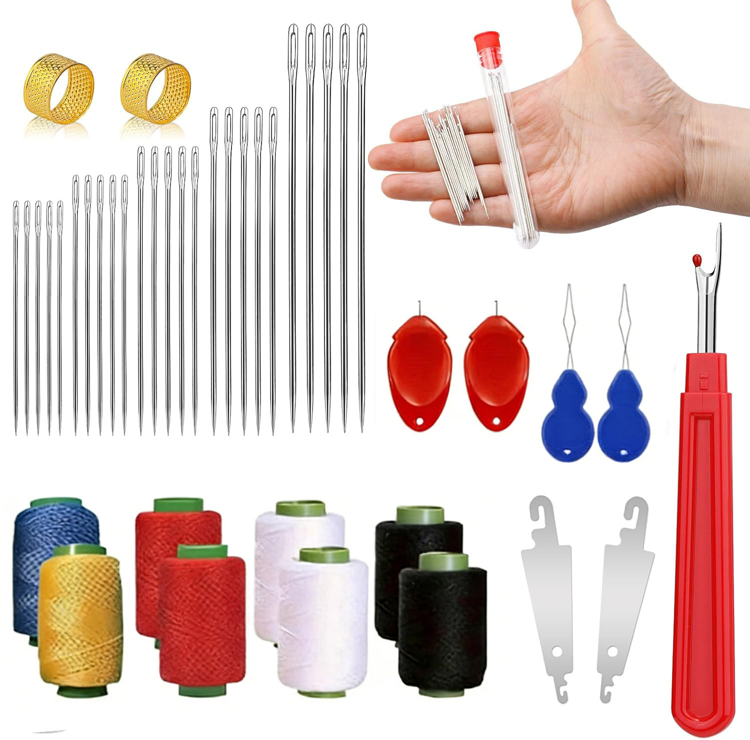 43pcs Big Eye Sewing Needle Ki - Sewing Kit avis et prix