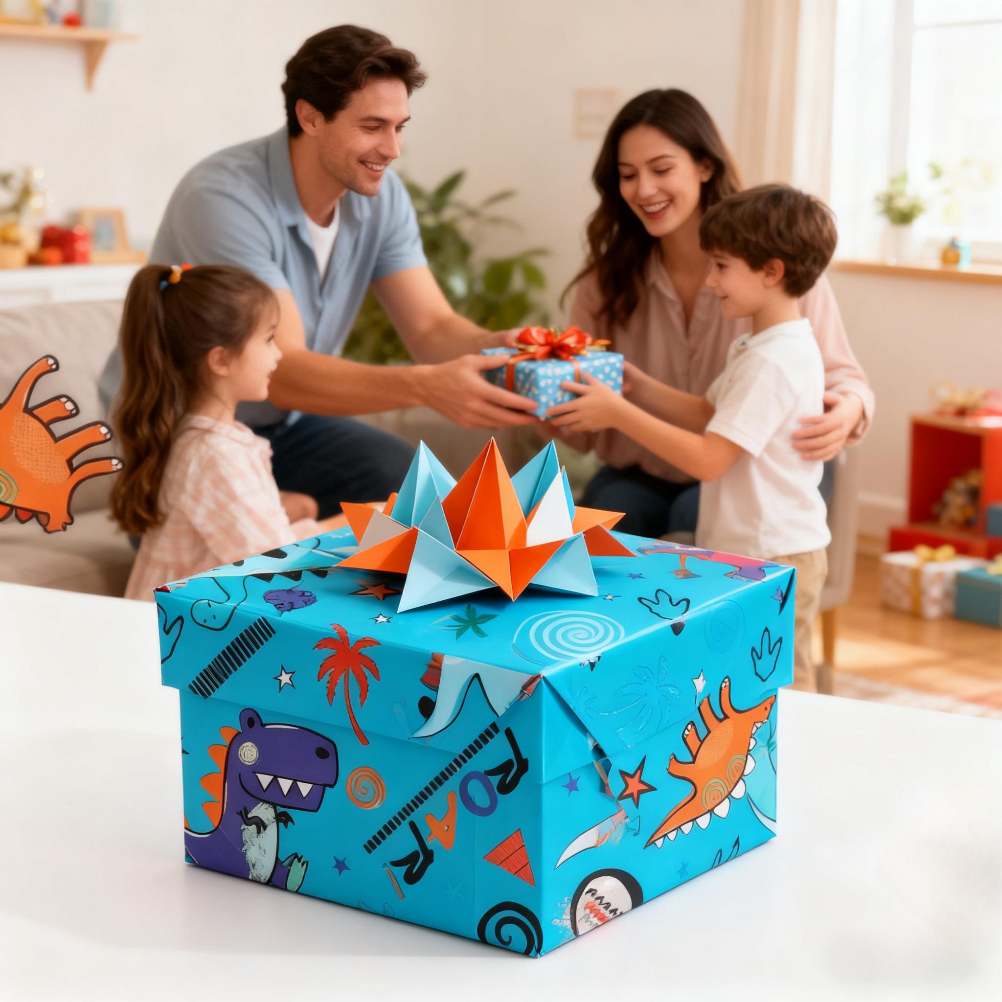 1 Roll Blue Gift Wrapping Pape - Pattern Tissue Paper avis et prix