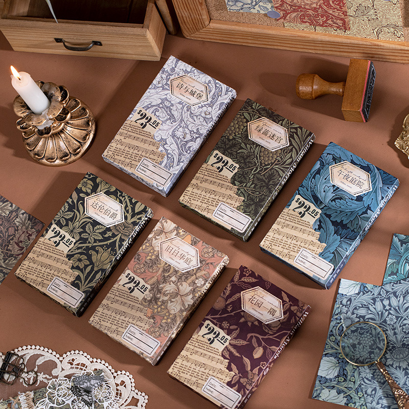 60pcs/boxed Vintage Literature - Pattern Tissue Paper avis et prix