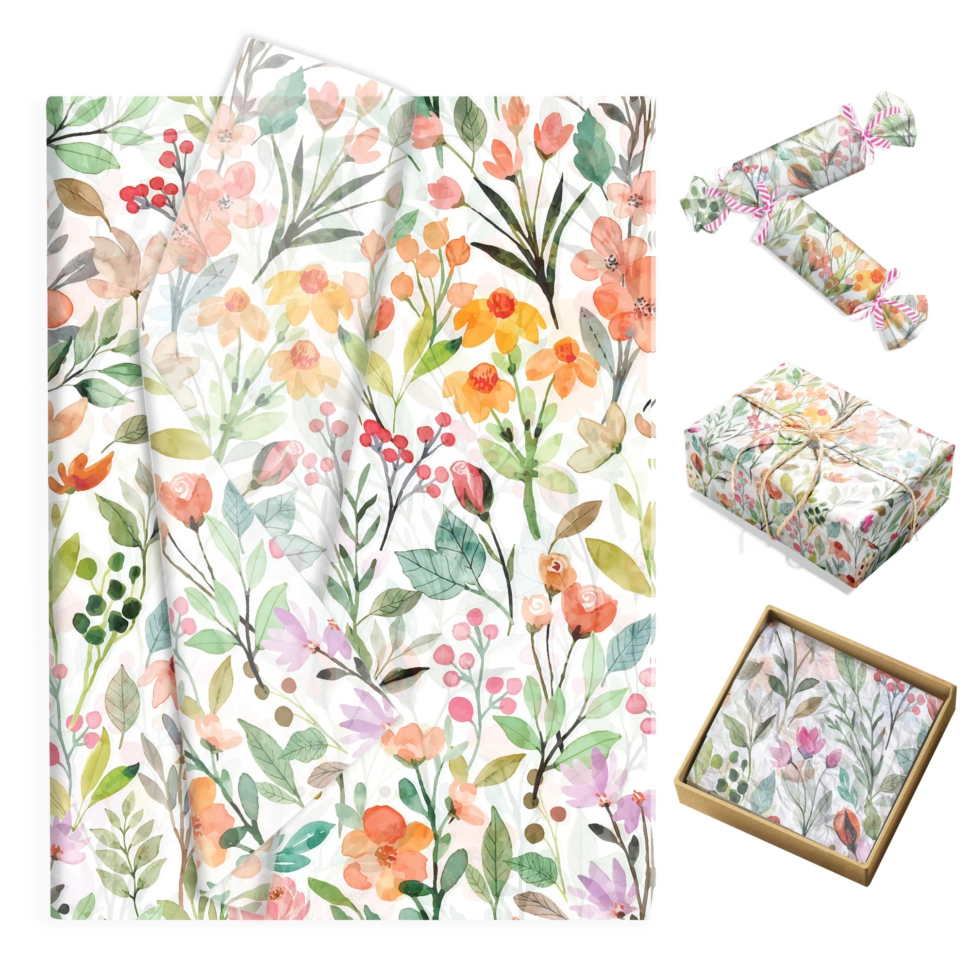 15/35pcs Flower Tissue Paper S - Pattern Tissue Paper avis et prix