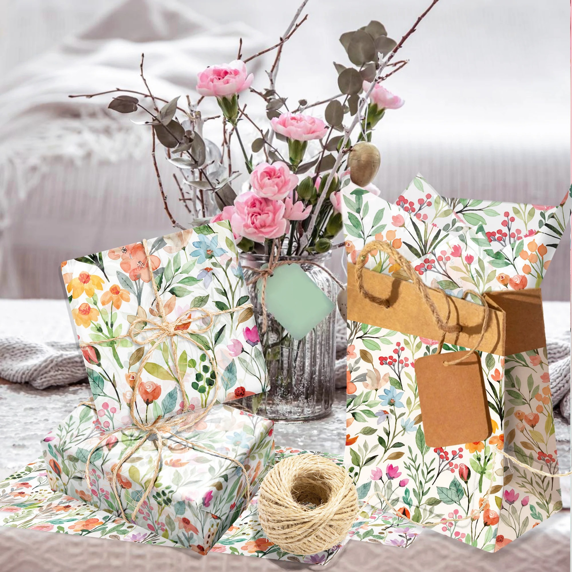 15/35pcs Flower Tissue Paper S - Pattern Tissue Paper avis et prix