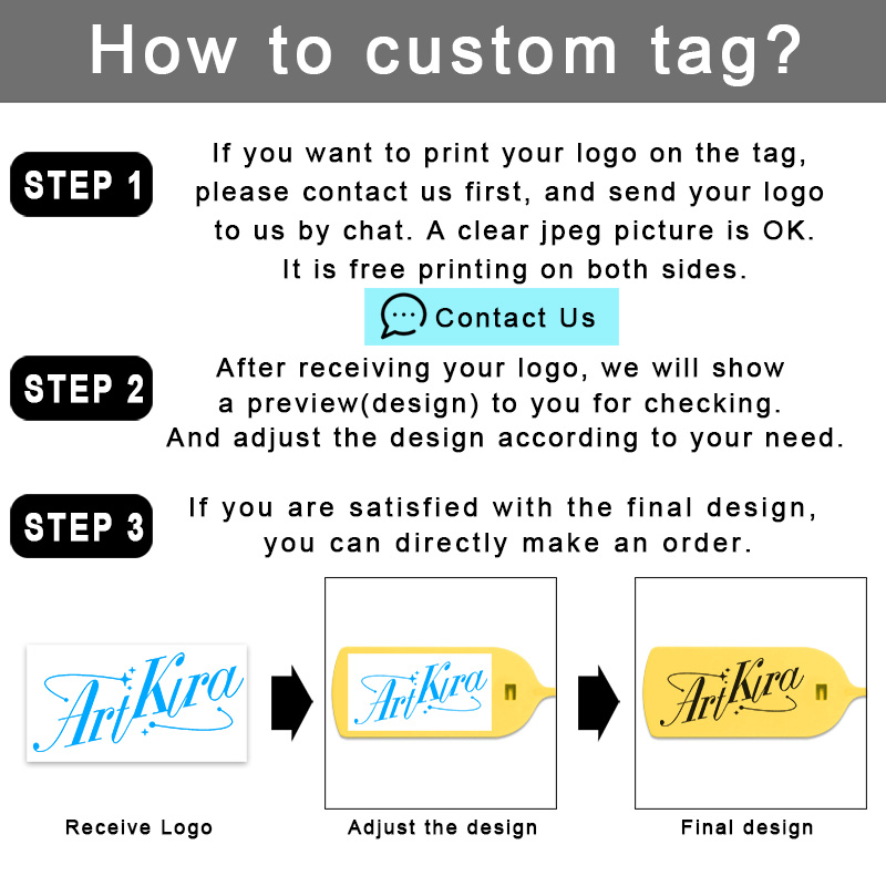 100Pcs Custom Clothing Hang Ta - Sewing Label avis et prix