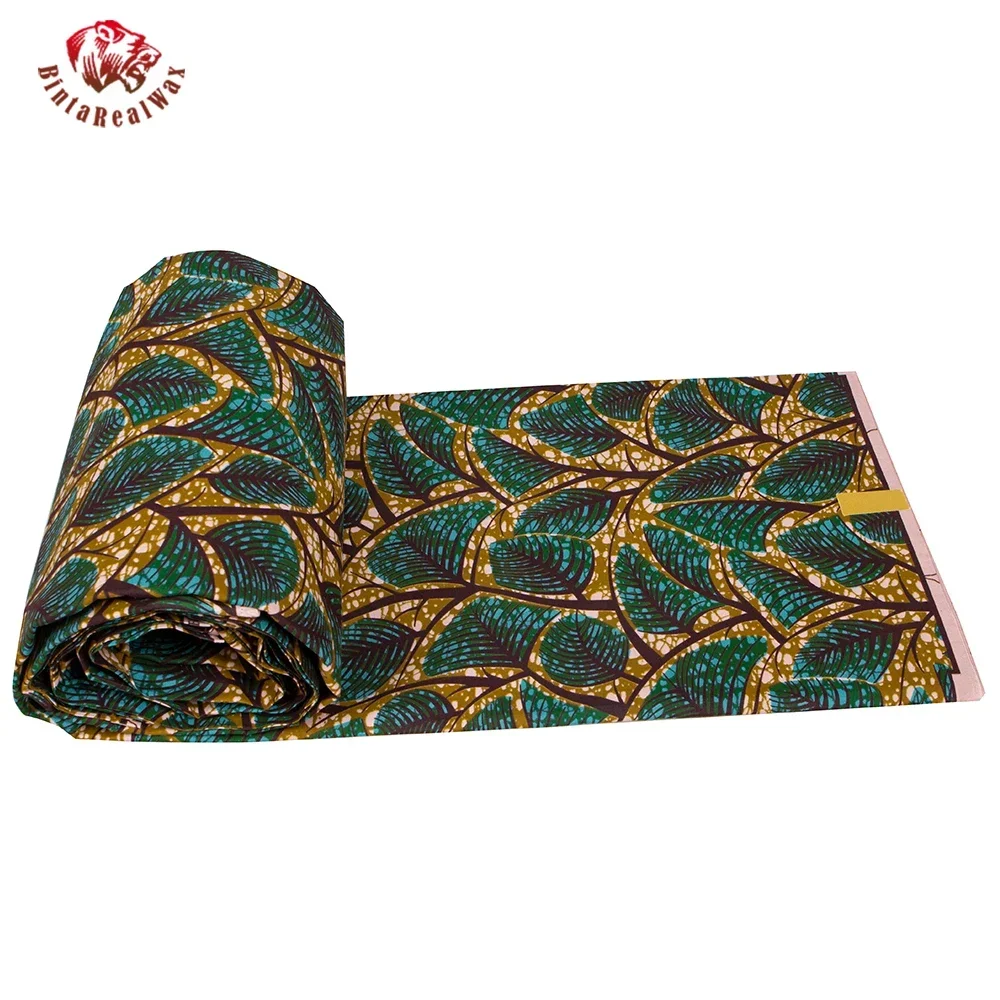 Ankara African Print Leaf Patt - Sewing Batik avis et prix