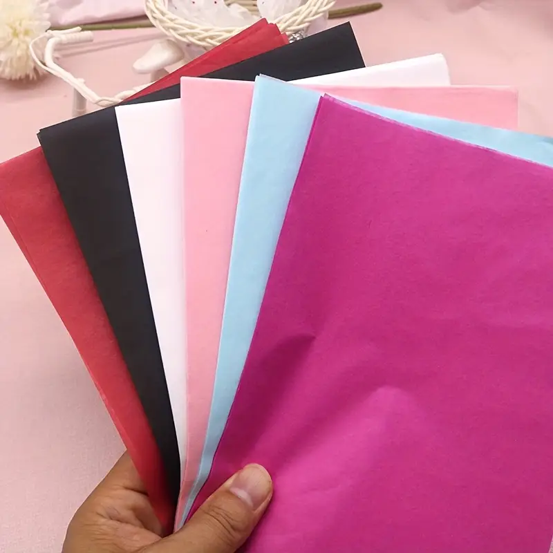 10Pcs 50*66cm Color Tissue Pap - Pattern Tissue Paper avis et prix